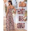 Ekouaer Women’s Casual Loose Jumpsuits One Piece Sleeveless Overalls Printed Long Pant Romper Fashion Boho Jumper with Pocket(Floral Print 2)