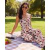 Ekouaer Women’s Casual Loose Jumpsuits One Piece Sleeveless Overalls Printed Long Pant Romper Fashion Boho Jumper with Pocket(Floral Print 2)