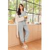Ekouaer Lounge Sets for Women 2 Piece Jogger Pajama Long Sleeve Pants Loungewear Sweatsuits Casual Matching Outfits(Light Grey)