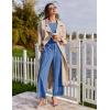 Ekouaer Lounge Sets for Women Short Sleeve Pullover Tops and Long Pants Soft Pajamas Set 2 Piece Outfits S-XXL(Navy Blue)