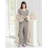 Ekouaer Womens Pajama Sets Short Sleeve Top and Pants 2 Piece Pjs Soft Sleepwear Comfy Lounge Set S-XXL(Pink Leopard)