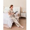 Ekouaer Women’s Satin Silky Pajama Set 2 Piece Short Sleeve Shirt with Long Pants Pjs Sets Soft PJ Loungewear S-XXL(Champagne)