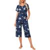 Navy Blue Flowers
