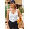 Ekouaer Ribbed Cami Pajamas Set 2 Piece Rib Knit Camisoles Pjs Racerback Tank Top with Shorts Lounge Sets for Women(Blue Floral)