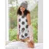 Ekouaer Women Lightweight Summer Pajama Soft Pj Set Sleepwear Tank Top Shorts with Pocket Loungewear Set S-XXL(Boho Daisy)