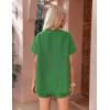Ekouaer Womens Hawaiian 2 Piece Outfit Short Sleeve Button Down Shirt and Shorts Tracksuit Lounge Set(Green)