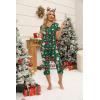 Ekouaer Women’s Sleepwear Capri Pajama Sets Short Sleeve Two-Piece Pjs V Neck Tops & Capri Pants with Pockets S-3XL(Z Christmas Trees)