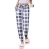 Navy and White Plaid