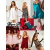 Ekouaer Women Lace Nightgown Satin Spaghetti Strap Cami Sleeveless Chemise Sleepwear S-XXL(Leopard Print Butterfly)