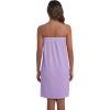 Ekouaer Waffle Robes For Women Bath Wraps Lightweight Knee Length Soft Shower Robe with Pocket S-L(Lavender)