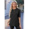 Ekouaer Biker Short Sets Women 2 Piece Outfits Shorts Lounge Sets Oversized Shirt Sweatsuits Set