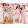 Ekouaer Silk Pajamas Set for Women Button Down 2 Piece Stain Pjs Shorts Set Soft Sleepwear Short Sleeve Loungewear S-XXL(White)