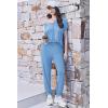 Ekouaer Viscose from Bamboo Women’s Pajama Sets Super Soft Short Sleeve Button Top and Pants Pj Sleepwear Sets S-XXL(Light Blue)