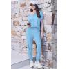 Ekouaer Viscose from Bamboo Women’s Pajama Sets Super Soft Short Sleeve Button Top and Pants Pj Sleepwear Sets S-XXL(Ocean Blue)
