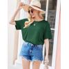 Ekouaer Women’s 2 Piece Pajama Sets Short Sleeve Lounge Sets Soft Round Neck Top and Shorts Sleepwear(Bright Green)