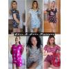 Ekouaer Womens Pajama Set 2 Piece Soft Lounge Set Short Sleeve Cozy Sleepwear Pjs Casual Loose Loungewear(Black Planet)