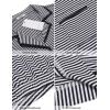 Ekouaer Women’s Pajama Sets 2 Piece Short Sleeve Button Down Tops and Pants Pj Set V Neck Sleepwear Loungewear Chest Pocket(Dark Blue Stripes)