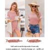 Ekouaer Womens Pajama Sets Short Sleeve Short Sets 2 Piece Sleepwear Soft Lounge Sets with Pocket,S-XXL(Lotus Pink)