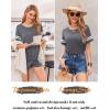 Ekouaer Womens Pajama Sets Short Sleeve Short Sets 2 Piece Sleepwear Soft Lounge Sets with Pocket,S-XXL(Medium Grey)