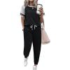 Ekouaer Lounge Sets for Women Two Piece Pajama Set Short Sleeve Crewneck Jogger Outfits and Sweatpants Tracksuit