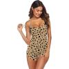 Ekouaer Women Pajamas Set Cami Shorts Set Soft V Neck Sleepwear Sleeveless Lingerie Pjs Set S-XXL(Teddy Bear Light Brown)