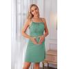 Ekouaer Women’s Nursing Nightgown Maternity Dress Breastfeeding Gown Full Slips Sleepwear(Aqua)