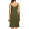 Ekouaer Women’s Nursing Nightgown Maternity Dress Breastfeeding Gown Full Slips Sleepwear(Army Green)