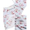 Ekouaer Women’s Nursing Nightgown Maternity Dress Breastfeeding Gown Full Slips Sleepwear(Light Blue Foral)