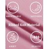 Ekouaer Capri Pajamas for Women Set Short Sleeve Lounge Set Soft Sleepwear Pullover Top and Pants(Pink)