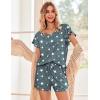 Ekouaer Women’s Pajamas Set Ruffle Sleeves Sleepwear V Neck Comfy 2 Piece Pjs Loungewear Set with Pockets S-XXL(Star)