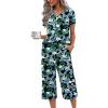 Black and Blue Floral