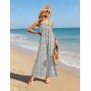 Ekouaer Casual Jumpsuits for Women Adjustable Straps Overalls One Piece Jumpsuit Wide Leg Rompers With Pockets S-XXL(Small Floral)