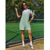 Ekouaer Rompers for Women Casual Loose Sleeveless Overalls Shorts Knit Jumpsuits 2026 Summer Vacation Beach Outfits(Ice Green)