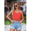 Ekouaer Women’s Bathing Suit Cover Up Sleeveless V Neck Swimsuit Coverups Summer Swimwear Beach Cover Ups with Pockets(Coral)