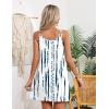 Ekouaer Women’s Bathing Suit Cover Up Sleeveless V Neck Swimsuit Coverups Summer Swimwear Beach Cover Ups with Pockets(Stripe Blue)