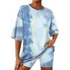 Blue and Green Tie-dye