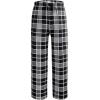 Ekouaer 2 Pack: Boys Pajamas Pants Soft Elastic Waist PJ Bottoms Comfy Lounge Long Pants with 2 Pockets 4-14 Years(Black Plaid_blue Plaid)