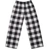 Ekouaer 2 Pack: Boys Pajamas Pants Soft Elastic Waist PJ Bottoms Comfy Lounge Long Pants with 2 Pockets 4-14 Years(Black Plaid_dinosaur)