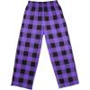 Ekouaer 2 Pack: Boys Pajamas Pants Soft Elastic Waist PJ Bottoms Comfy Lounge Long Pants with 2 Pockets 4-14 Years(Black Plaid_purple Plaid)