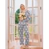 Ekouaer 2 Pack Womens Pajama Sets Long Sleeve Sleepwear Long Pants Loungewear Soft Pjs Set with Pockets S-XXL(Rose/Light Grey Stars)