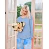 Ekouaer 2 Pack Womens Pajama Sets Long Sleeve Sleepwear Long Pants Loungewear Soft Pjs Set with Pockets S-XXL(Tie-dye Blue/Tie-dye Pink)