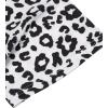 Ekouaer 2 Pack Womens Pajama Sets Short Sleeve Sleepwear Top with Shorts Pjs Soft Comfy Loungewear S-XXL(Gray Leopard/Black)