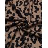 Ekouaer 2 Pack Womens Pajama Sets Short Sleeve Sleepwear Top with Shorts Pjs Soft Comfy Loungewear S-XXL(Gray Leopard/Brown Leopard)