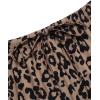 Ekouaer 2 Pack Womens Pajama Sets Short Sleeve Sleepwear Top with Shorts Pjs Soft Comfy Loungewear S-XXL(Gray Leopard/Brown Leopard)