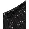 Ekouaer 2 Pack Womens Pajama Sets Short Sleeve Sleepwear Top with Shorts Pjs Soft Comfy Loungewear S-XXL(Tie Dye Blue/Black Sky)