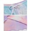 Ekouaer 2 Pack Womens Pajama Sets Short Sleeve Sleepwear Top with Shorts Pjs Soft Comfy Loungewear S-XXL(Tie Dye Pink Blue/Tie Dye Blue)