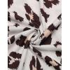 Ekouaer 2 Pack Womens Pajama Sets Short Sleeve Sleepwear Top with Shorts Pjs Soft Comfy Loungewear S-XXL(White Leopard/Gray)
