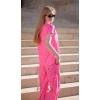 Ekouaer 2 Piece Womens Pajamas V Neck Short Sleeve Top and Long Pants Pjs Print Lounge Set Sleepwear(Pink Leopard)