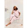 Ekouaer 2 Piece Womens Pajamas V Neck Short Sleeve Top and Long Pants Pjs Print Lounge Set Sleepwear(White Flower)