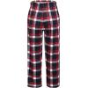 Ekouaer Boys Sleepwear Pant Long Pajamas Pants Plaid Pj Pant Elastic Waist Bottoms(A-yarn Dyed Lattice2)
